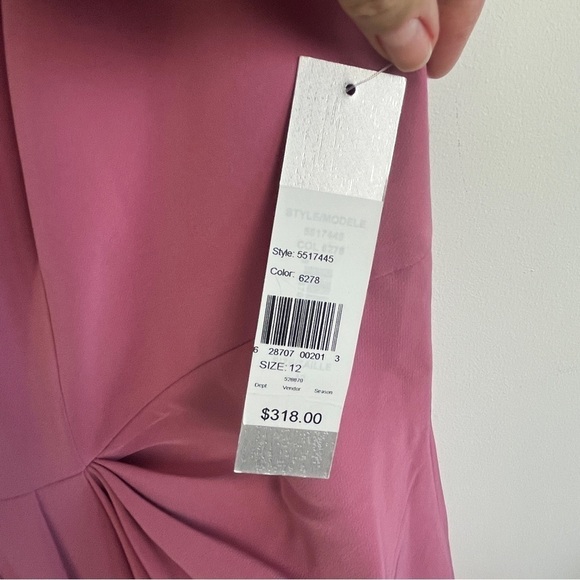 Kay Unger Blush Sleeveless Gown - Picture 6 of 11